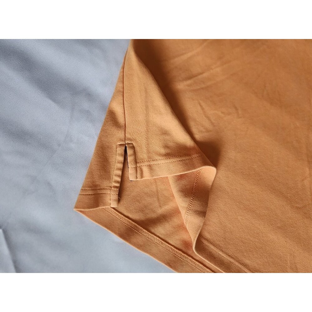 ORVIS Men's Orange Three-Button Placket Short-Sleeve Golf Polo Shirt Size Large - Picture 5 of 10